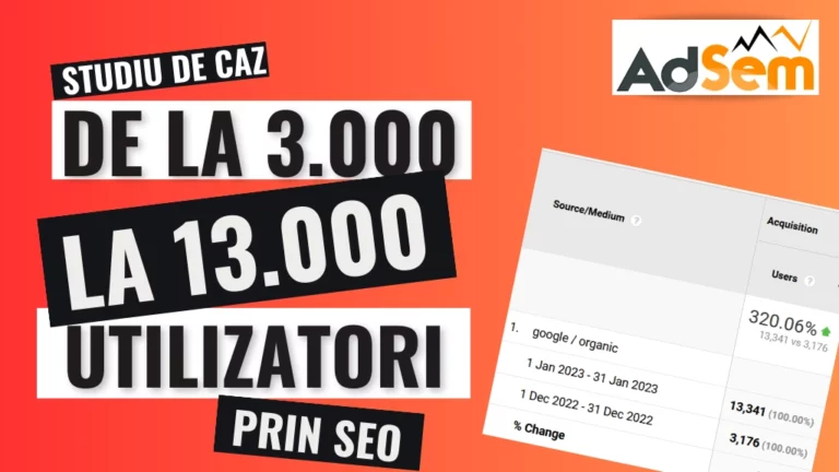 studiu de caz optimizari seo