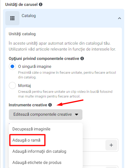 rama foto facebook ads